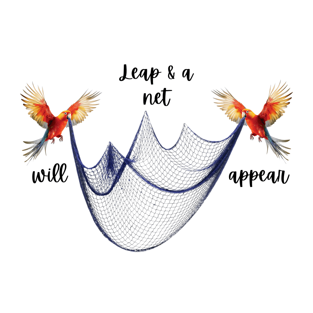 Leap & a net will appear
